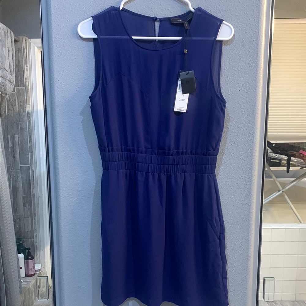 BCBG Blue Sleeveless Dress BCBG Maxazria